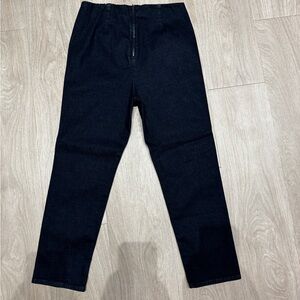 Madewell Slim Crop Pants in Dark Blue